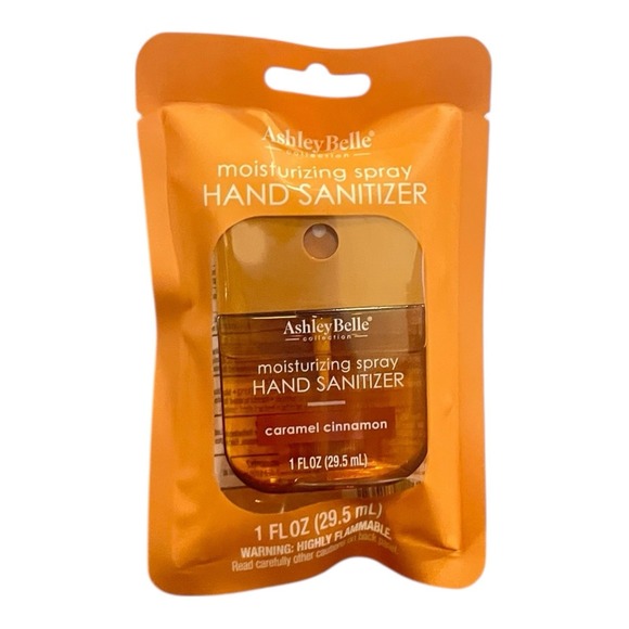 Ashley Belle Other - Ashley Belle Moisturizing Spray Hand Sanitizer 1 fl oz Caramel Cinnamon